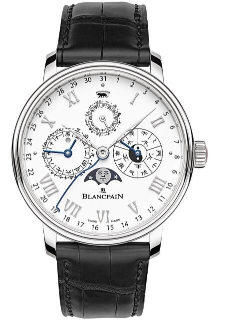 Review Blancpain Villeret Calendrier Chinois Traditionnel Replica Watch 00888J-3431-55B - Click Image to Close